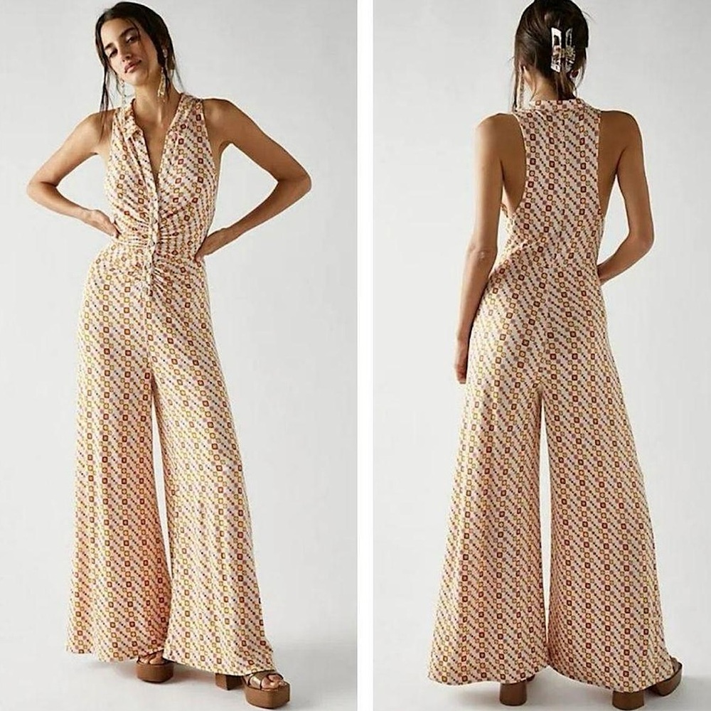 PRICE DROP! Free People Shayla Halter Jumpsuit